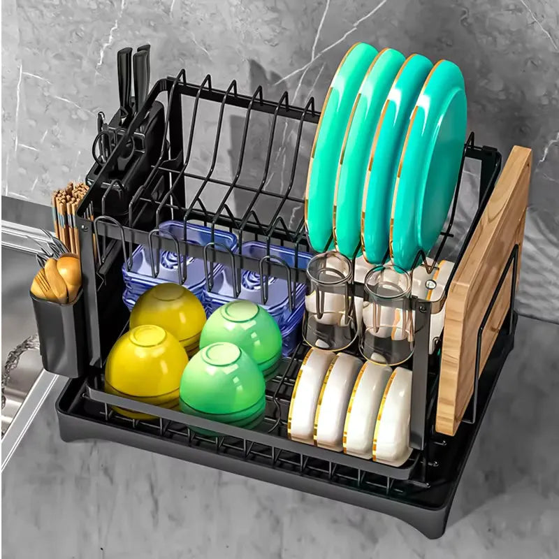 ORGANIZADOR Y ESCURRIDOR DE PLATOS + ENVÍO GRATIS