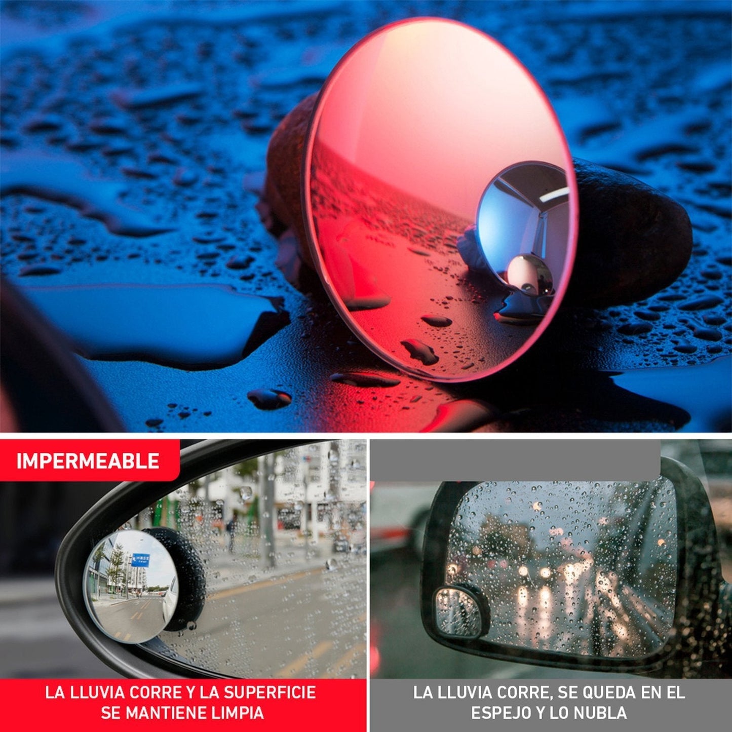 Espejo Retrovisor Auxiliar Para Punto Ciegos