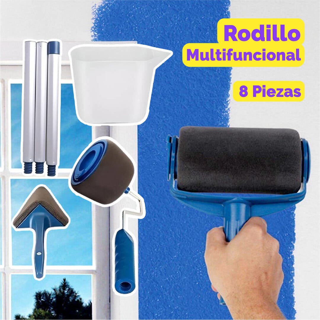 Kit Rodillo De Pintura Recargable