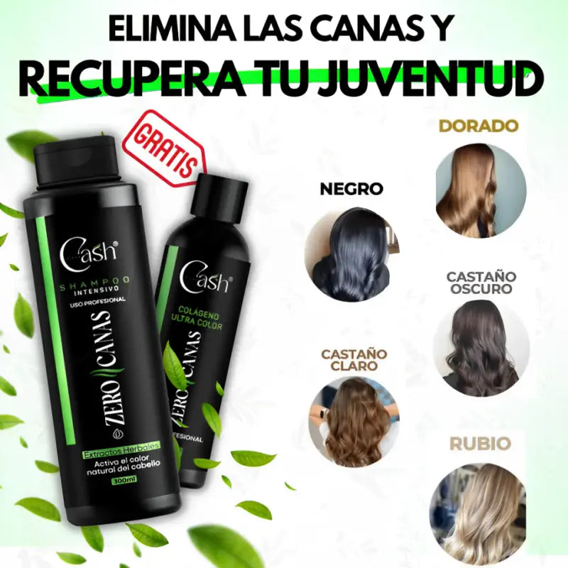 SHAMPOO ANTI-CANAS + TRATAMIENTO COLÁGENO GRATIS