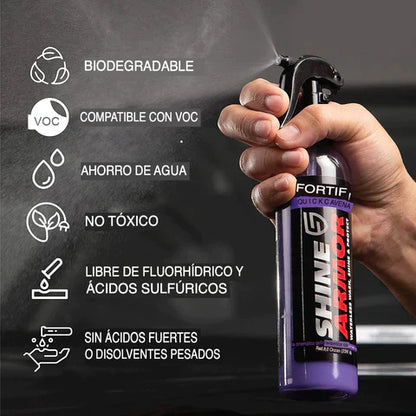 SPRAY CERÁMICO 3 EN 1 – BRILLO, PROTECCIÓN Y LIMPIEZA EN SEGUNDOS