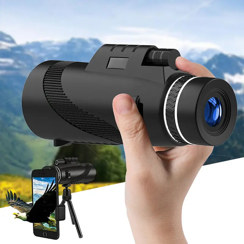 TELESCOPIO MONOCULAR HD DE ALTA POTENCIA - 8KM DE VISIÓN