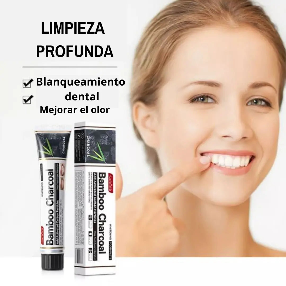 LLEVA 2X1 CREMA BLANQUEADORA DE DIENTES BAMBÚ