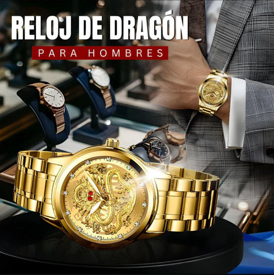 RELOJ DRAGÓN EXCLUSIVO PARA HOMBRES