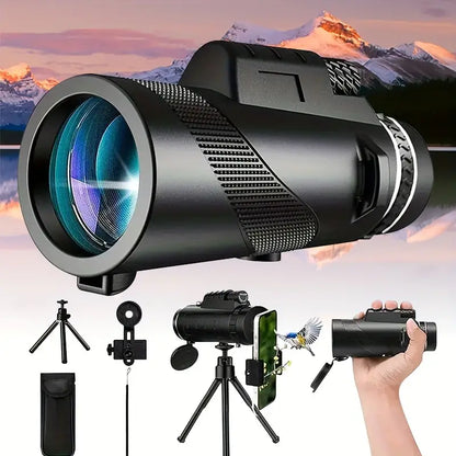 TELESCOPIO MONOCULAR HD DE ALTA POTENCIA - 8KM DE VISIÓN