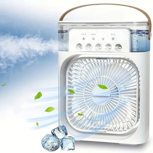 VENTILADOR PORTATIL CON AIRE ACONDICIONADO Y HUMIDIFICADOR