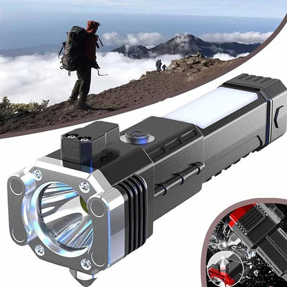 LINTERNA TÁCTICA MULTIFUNCIONAL 6 EN 1 INDESTRUCTIBLE