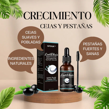 CERUM LASHELIXIR - CRECIMIENTO RÁPIDO PARA PESTAÑAS Y CEJAS